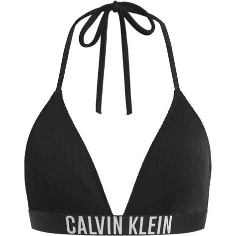 Calvin Klein Intense Power Triangle Bikini Top Black Dressinn