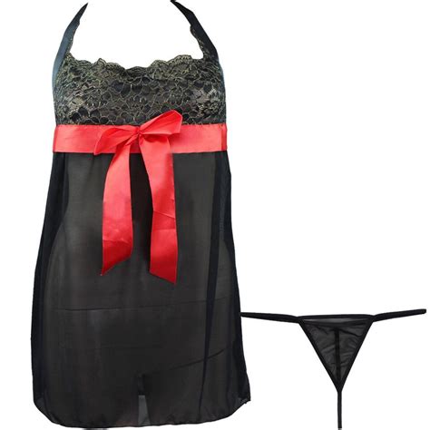 CLEARANCE Women Sexy Lingerie Backless Lace Babydoll Dress Nightdress US STOCK EBay