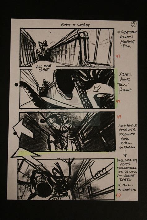 The Prop Gallery Production Used Storyboard Sequence