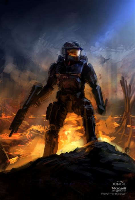 Master Chief Halo Isaac Hannaford Halo Geek Art Concept Art