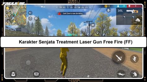 5 Karakter Senjata Treatment Laser Gun Free Fire FF Esportsku