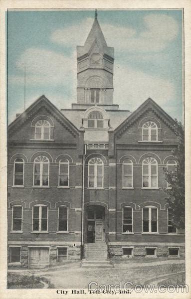 City Hall Tell City In Postcard