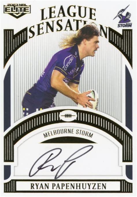 2023 NRL Elite White League Sensations Signatures Gold Coast Trading