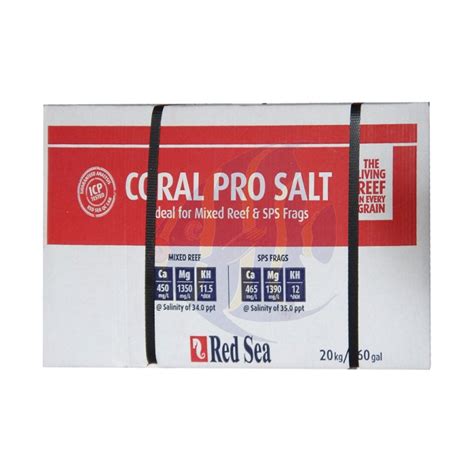 Red Sea Coral Pro Salt 20 Kg Karton R11226 Mrutzek