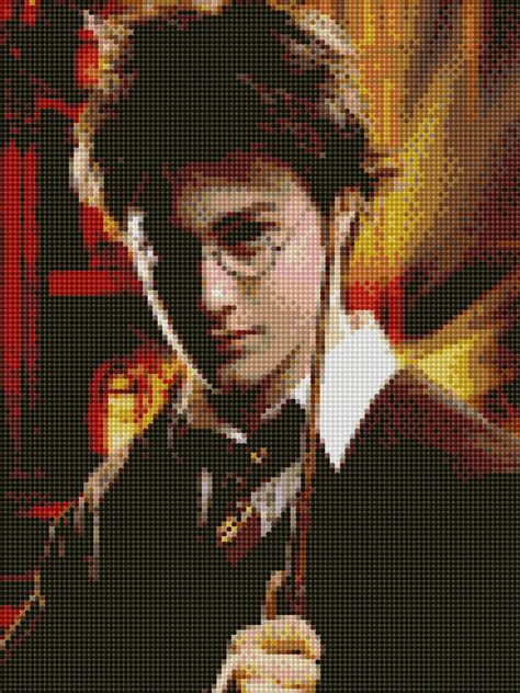 D Diamond Painting Harry Potter Full Round Drill Art Mosaic Etsy