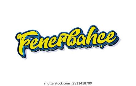 Fenerbahce Istanbul Logo Emblem Vector Sticker Stock Vector (Royalty ...