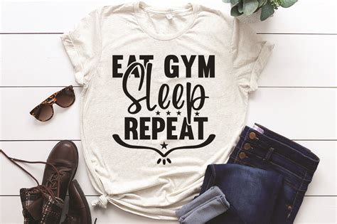 Eat Gym Sleep Repeat Svg Graphic By Jakariasheikh152003 Creative Fabrica