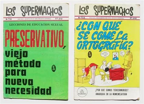 Rius Los Supermachos 2 Revistas 2x1 1979 MercadoLibre