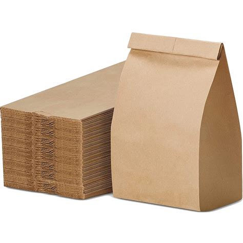 Papier Lunch Pakete Pcs Braune Kraft Papier Sandwich Beutel F R