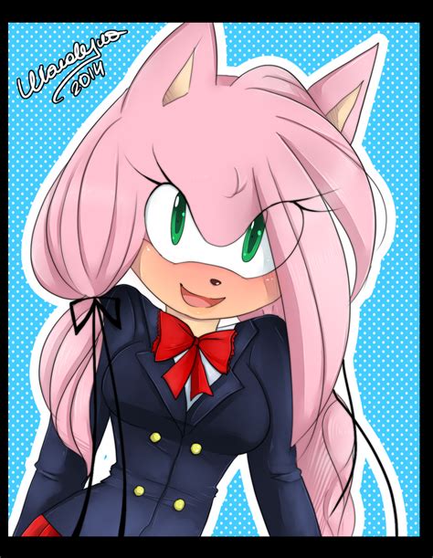 Amy Rose By Klaudy Na On Deviantart