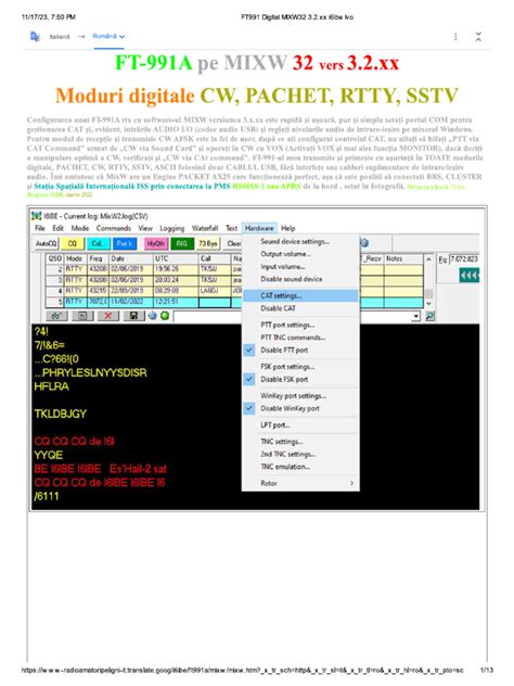 FT 991A Setting 3 | PDF