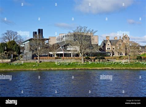 Eden Court Theatre Centre in Inverness Scotland viewed from across ...