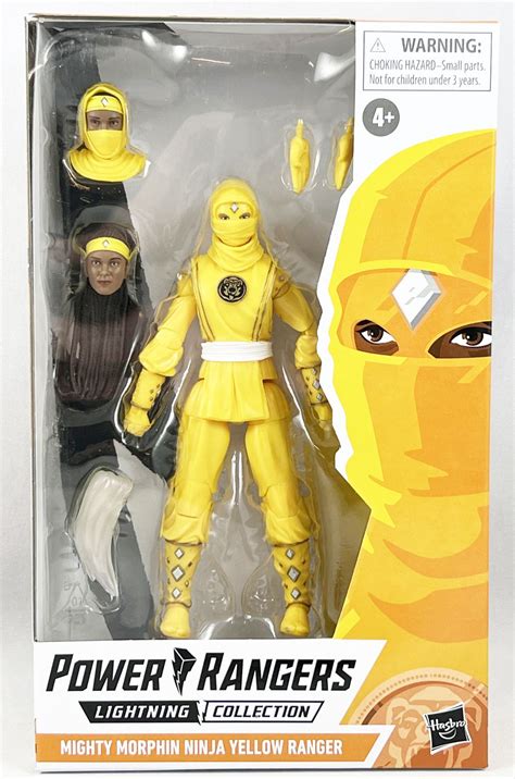 Power Rangers Lightning Collection Mm Ninja Yelllow Ranger Figurine 16cm Hasbro