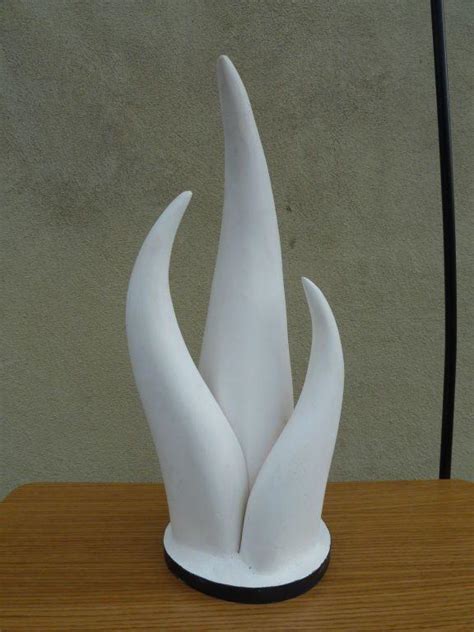 Organic Plaster Sculpture at 1stdibs