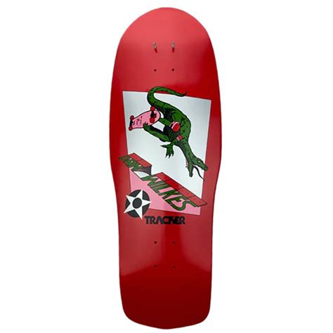 Tracker 105 X 31 Modern Concave Red Dip Dan Wilkes Skateboard Dec