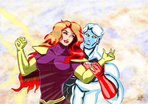 Captain Atom And Maxima By Adamantis On Deviantart