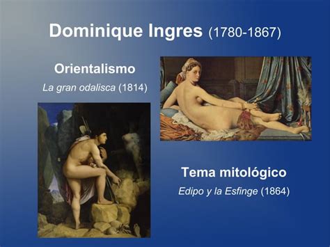 Pintura Anterior Al Impresionismo Neoclasicismo Romanticismo Realismo