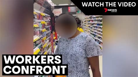 Shop Workers Confront Woman Accused Of Stealing Clothes 7news