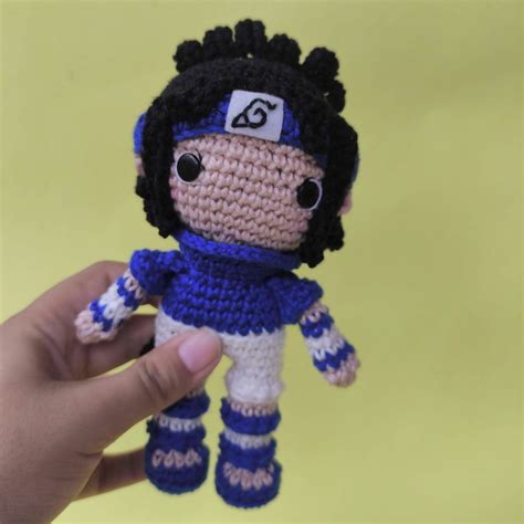 Sasuke Amigurumi Naruto Elo Produtos Especiais