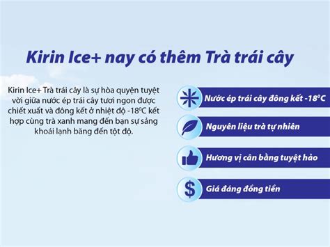 Lốc 6 chai trà trái cây Kirin Ice+ táo, kiwi 490ml giá tốt