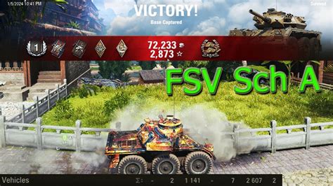 Word Of Tanks Medium Tank Tier Vii Fsv Scheme A Kill Damage