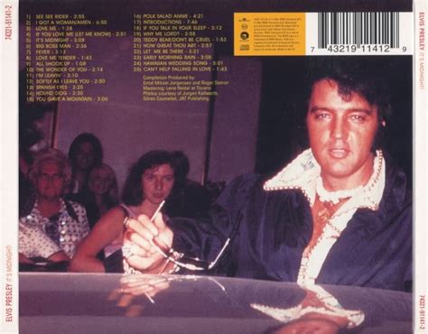 Elvis Ftd Cd`s Its Midnight Ftd