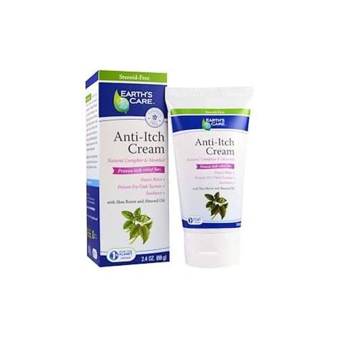 Discountinued Earths Care Anti Itch Cream With Shea Butter And Almond Oil 68g Skinsharesg