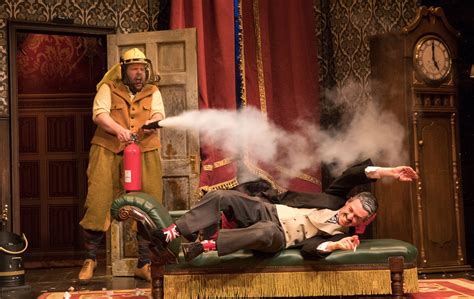 Review ‘the Play That Goes Wrong Upends A Whodunit The New York Times