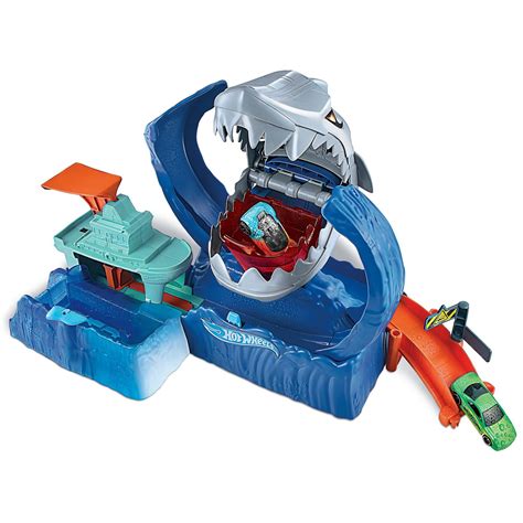 Hot Wheels City Robo Shark Frenzy Playset Brickseek