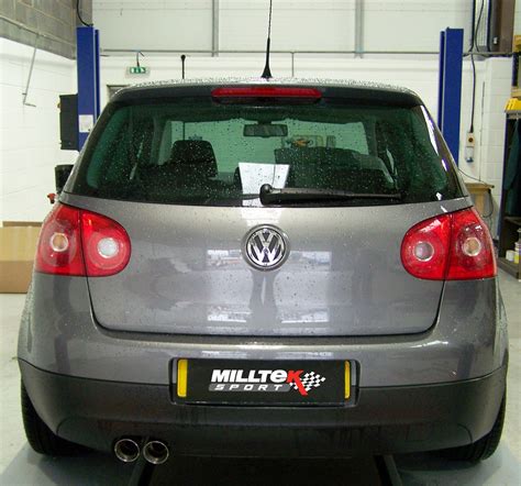 Milltek Sport Cat Back Vw Golf Mk Tdi Polished Tips Non