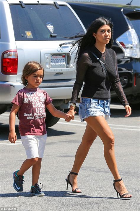 Kim Kris Kourtney And Mason Out In Calabasas 827 Lipstick Alley