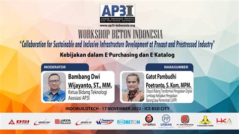 Ap I Workshop Beton Indonesia Kebijakan Dalam E Purchasing Dan E