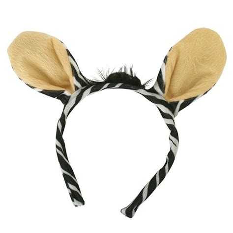 Zebra Ears on Headband – Abracadabra Fancy Dress