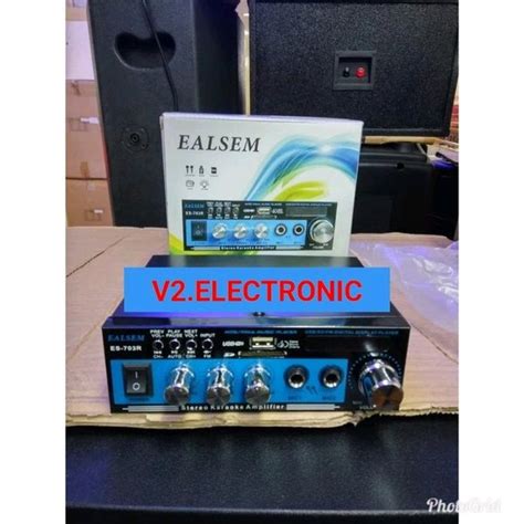 Jual Power Amplifier Ealsem Es R Di Lapak V Electronic Bukalapak