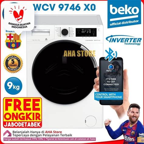 Jual Beko Mesin Cuci Front Load Kg Wcv X Inverter Free Ongkir