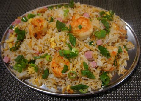 Riz Cantonnais Aux Crevettes Et Jambon Recettes De Papounet