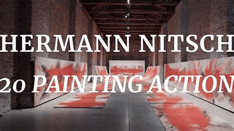 Hermann Nitsch 20th Painting Action YouTube