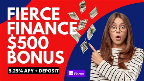 fierce finance  bonus  apy  deposit bonus