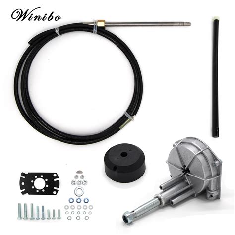 Winibo Marine Outboard Rotary Steering Kit 10 32 Feet Boat Steering Kit