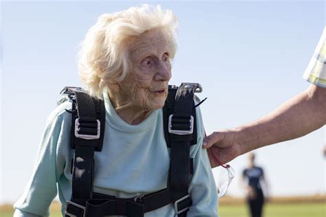 104 Year Old Sky Diver Breaks Record Sword Shield