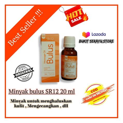 Minyak Bulus SR12 Massage Oil Bulus Minyak Oles Untuk Kesehatan Wajah