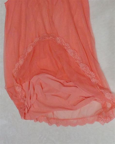 Vintage Vanity Fair Lingerie Babydoll Chiffon Nightg Gem