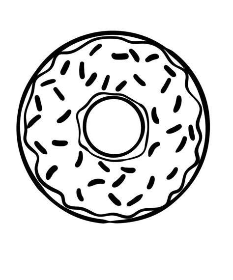 Dibujos De Donas Para Colorear