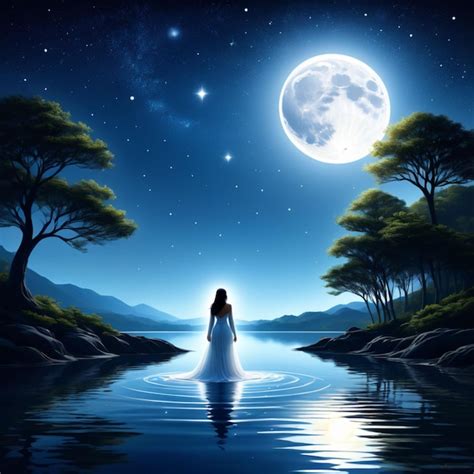 Premium Photo Moonlight Wallpaper