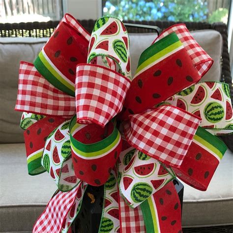 Watermelon Door Wreath Etsy