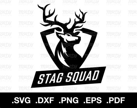 Stag Squad Svg Stag Do Svg Stag Night Svg Party Svg Stag Dxf Stag