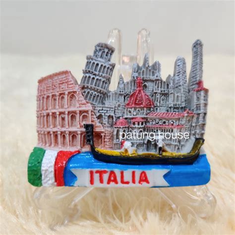 Jual Fridge Magnet Tempelan Kulkas Souvenir Negara Italia Italy