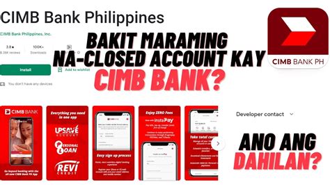 Bakit Maraming Nag Closed Na Account Sa Cimb Bank Ph Youtube