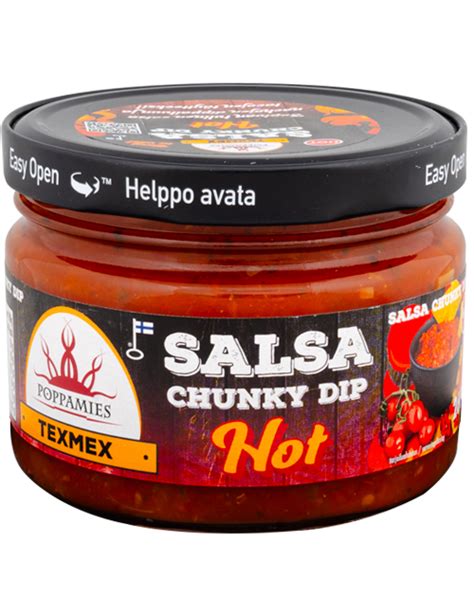 Texmex Salsa Chunky Dip Hot Poppamies