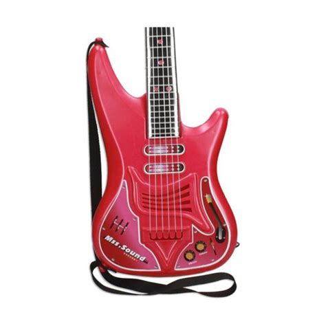 Guitare Pour Enfant Reig Microphone Rouge Prix Carrefour